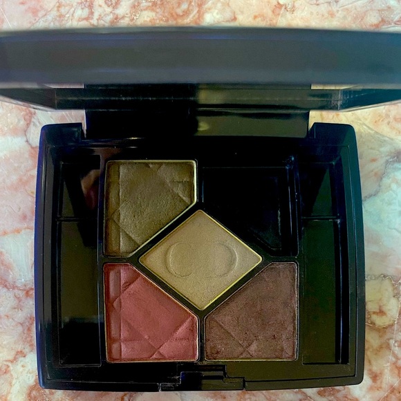 Dior 5 Color Eye Shadow Palette *RARE* # 673 Earth Tones. 4 Shadows, Swatched - Picture 2 of 7